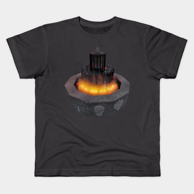 Fountain of Fear Logo Kids T-Shirt by AnEldritchDreamGames